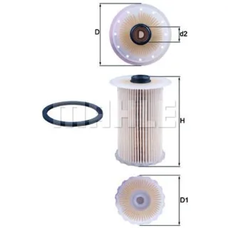 Mahle Kraftstofffilter Ford C-Max Focus Galaxy Mondeo S-Max 1,8