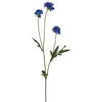 Kunstblume Kunstblume KORNBLUME ca 59cm. Kornblumen mit 3 Blüten in BLAU., Gasper, Höhe 59.00 cm