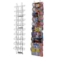 GERSO Wandhalter Wandhalter mit 10 Fächer A3