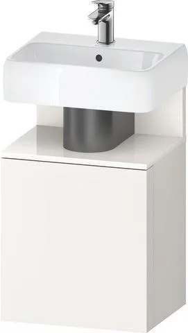Duravit Qatego Waschtischunterbau wandhängend Weiß Supermatt 440x350x645 mm - QA4076L22840000 QA4076L22840000