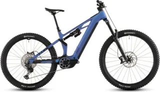 Cube Stereo Hybrid One77 HPC SLX 800 Wh E-Bike Fully 29"/27,5" blueiris'n'black S | Dienstrad-Leasing möglich