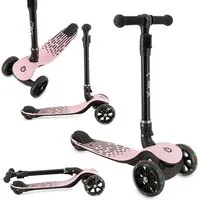 MoMi Dreiradscooter San, 0 km/h, 3-Rad Roller mit LED-Rädern & Klappfunktion