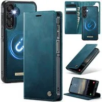 Mycotech Handyhülle Premium 2in1 Klapphülle für Samsung mit abnehmbarem Case Retro Tasche