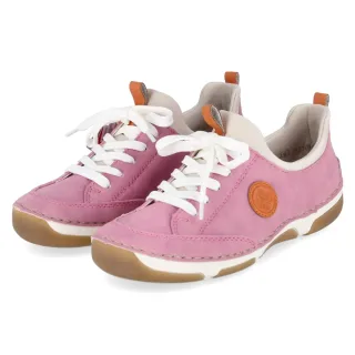 Rieker Slip-On-Sneaker - Gr. 36 - Rosa - Textil & Synthetik