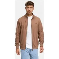 Indicode Sweatjacke Herren INGuadalupe Cardigan Herrenstrickjacke mit dezentem Logoprint auf der Brust