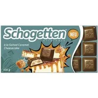 Schogetten Schokolade, Trumpf Schogetten à la Salted Caramel Cheesecake Milchschokolade 100g