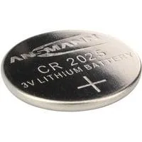 Lithium Knopfzelle CR-2025, Batterie silber