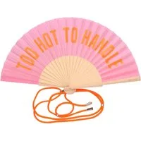 Giftcompany Dekoobjekt Fififan Fächer Hot to Handle rosa 23cm