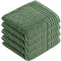 Vossen Handtücher 4er Pack Handtuch 50 x 100 cm Vienna Style Superso, Frottier (Spar-Set, 4-St)
