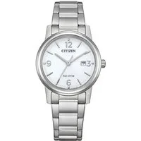 Citizen Solaruhr EW2720-57A, Armbanduhr, Damenuhr, Edelstahlarmband, analog, Datum, Eco-Drive
