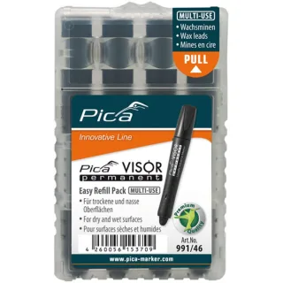 Pica VISOR permanent Ersatzminen, 4 Minen/Etui - 991/46