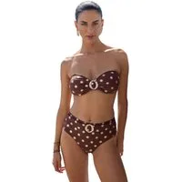 Love & Roses Bandeau-Bikini-Top Love & Roses Bandeau-Bikinioberteil mit Ringdetail (1-St)