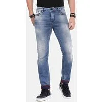 Cipo & Baxx Slim-fit-Jeans Jeans mit markanter Waschung, CD-469