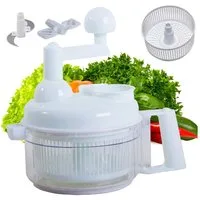 VERK GROUP Gemüsehacker Zerkleinerer Multi Gemüseschneider Salatschneider Zwiebel Manuell