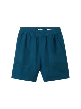 Tom Tailor - Bermuda mit Leinen moss blue - Gr. - 36