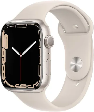 Apple Watch Series 7 [GPS inkl. Sportarmband polarstern] 45mm Aluminiumgehäuse polarstern