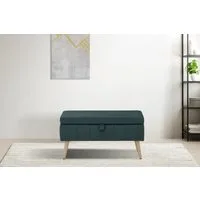 OTTO home Truhenbank AMIRA Sitzbank mit Stauraum, Maße B/T/H: 81/36/43 cm, mit Staufach, in 3 Bezugsqualitäten mit feiner Steppung