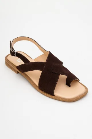 Louna Leder Thong Sandalen (Women)