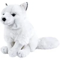 Uni-Toys Kuscheltier Kuscheltier Polarfuchs weiß sitzend 26 cm Uni-Toys (Stofftiere Füchse Plüschtiere, Stofffuchs Plüschfuchs Kuschelfuchs Spielzeug Babys)