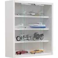 VCM Hängevitrine Wandvitrine Agisa mit Schiebetüren, H. 40 x B. 37 Glasvitrine hängend, Modern und platzsparend, Glasschrank