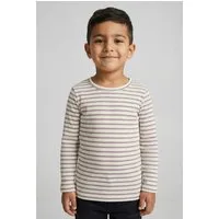 Name It Langarmshirt NMNBANI LS XSL TOP NOOS Ringel-Look in toller Rippen-Qualität