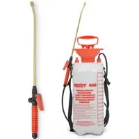 Hecht Drucksprühgerät 408 Drucksprüher mit Tragegurt, 50 cm Edelstahl-Spritzrohr, 3bar, 8 Liter