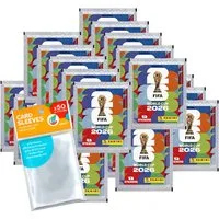 Panini Sammelkarte World Cup 2026 Sticker 25 Tüten + Exklusive Collect-it Hüllen