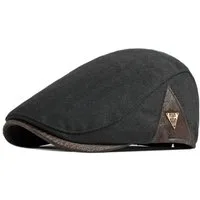 Sporty Flat Cap Flat Cap Klassik Schirmmütze mit Schirm Schiebermütze