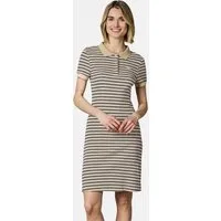 Ragwear A-Linien-Kleid Colaro Stripes Dress YOUMODO Gestreiftes Damen Minikleid mit Hemdkragen