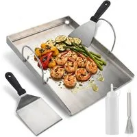 Nettlife Grillschale BBQ Outdoor Antihaft-beschichtete Grillpfanne leicht zu reinigen, für Fleisch Gemüse ideal für Gasgrill Holzkohlegrill Elektrogrill