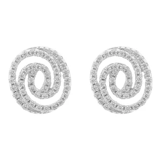 Orphelia 'Roshina' Damen Ohrstecker aus 925er Sterlingsilber - Silber ZO-7274