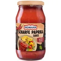 Homann Saucen, Homann Scharfe Paprika Sauce mit feiner Chili-Note und Chutney 400ml