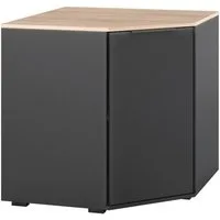Vicco Kommode Betti, Anthrazit/Sonoma, 78 x 78 cm mit 1 Türen (1 St)
