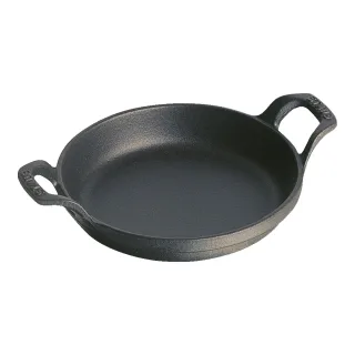 Staub Specialities Ofenform 20 cm, rund, Schwarz, Gusseisen
