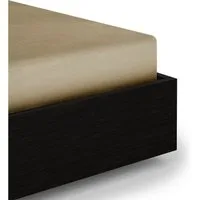 Heckett and Lane Spannbettlaken Elementi, Mako-Satin, Gummizug: rundum, (1 Stück), Laken aus 100% Baumwolle, hochwertiges Mako-Satin, Betttuch ab 90x200