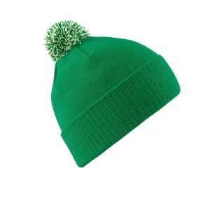 Beechfield - Mütze für Herren/Damen Unisex (Irisches Grün/Weiß)