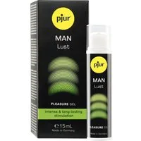 pjur Stimulationsgel MAN Lust - 15ml - wasserbasiertes Pleasure Gel mit Parakresse, für intensive Stimulation - auch mit Toys geeignet - Made in Germany