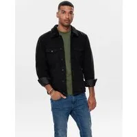 ONLY & SONS Jeansjacke Herren Jacke ONSLOUIS LIFE JACKET BLACK PK 3592