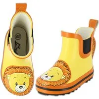 Beck Kleinkinder Gummistiefel Little Lion Gummistiefel (wasserdichter Kurzstiefel aus Naturkautschuk) herausnehmbare Innensohle, für trockene Füße bei Regenwetter