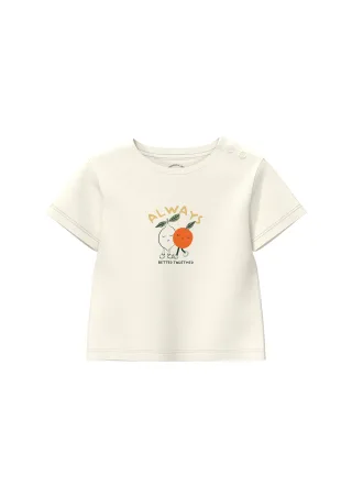 s.Oliver - T-Shirt creme - Gr. - 80