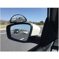 CarStyling Spiegelaufsatz Fahrschulspiegel Toter Winkel Aufsatz Weitwinkelspiegel Aufsatzspiegel