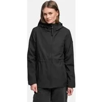 Marikoo Outdoorjacke Katzilein Leichte Übergangsjacke mit Kapuze und Kordelzug