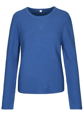 CLARINA - NOS Rdh.-Pullover, 1/1 Arm 604 himmelblau - Gr. - 42