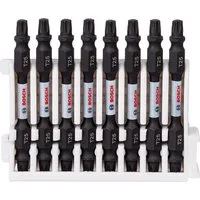 Bosch Professional Bohrer- und Bitset 8tlg. Doppelschrauber Bit Set Torx (Impact Control, 8 x T25 L 65mm