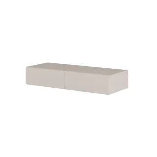 Masseno Konsolentisch, Kaschmir, Holzwerkstoff, 2 Schubladen, 90x16x35 cm, Wohnzimmer, Wohnzimmertische, Konsolentische
