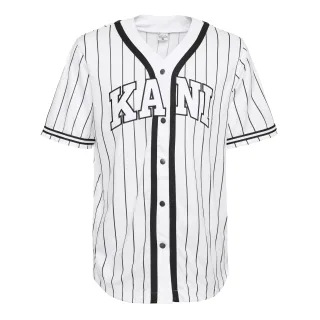 Karl Kani Serif Pinstripe Baseball Jersey