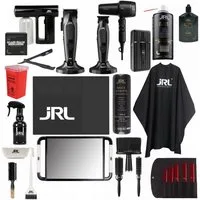 JRL Haarschneider Friseursets, Komplettset bestehend aus Clipper, Trimmer usw., Profi Barber Komplettset, kabellos & leistungsstark