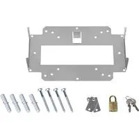 Wall Mount + Lock (LN), Wandhalterung 10 Stück, inkl. Schlösser