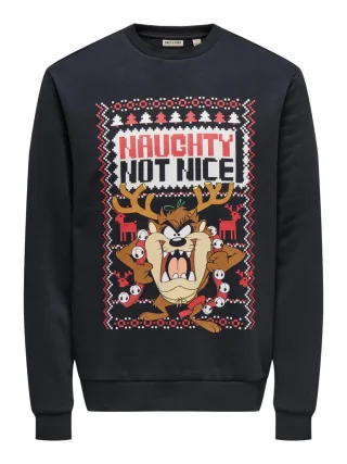 only & sons - Sweater - Onsxmas schwarz - Gr. - XL