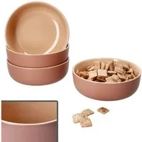 Ritzenhoff & Breker Müslischale Ritzenhoff 4x Jasper Schale Ø14,5cm Puder 360ml Steingut 4 Pers., Steingut
